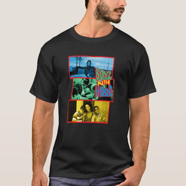 Boyz in den Szenen der Farbblockszenen T-Shirt (Vorderseite)