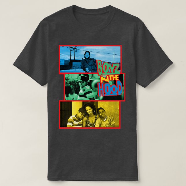 Boyz in den Szenen der Farbblockszenen T-Shirt (Design vorne)
