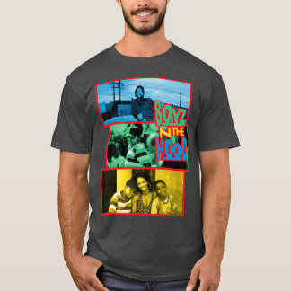 Boyz in den Szenen der Farbblockszenen T-Shirt