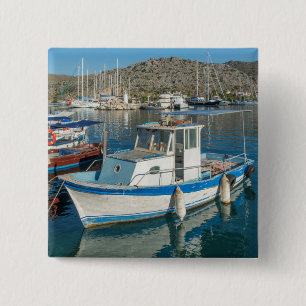 Bozburun Hafen nahe Marmaris, die Türkei Button
