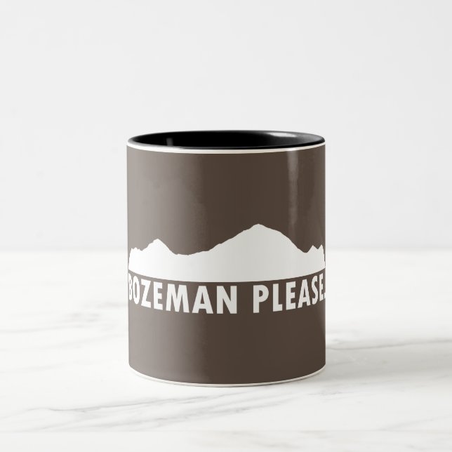 Bozeman Bitte Zweifarbige Tasse (Mittel)