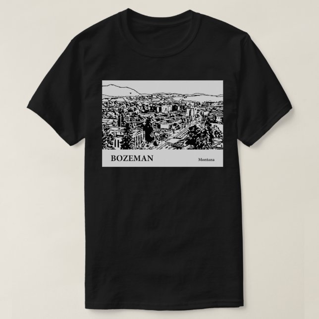 Bozeman Montana 2 T-Shirt (Design vorne)