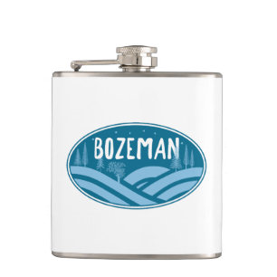 Bozeman Montana im Freien Flachmann