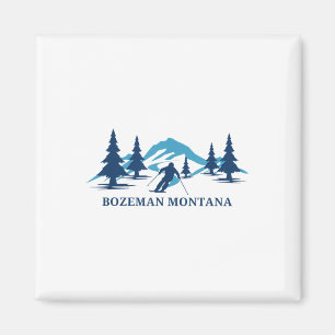 Bozeman Montana Skigebiet Skifahren _1 Magnet