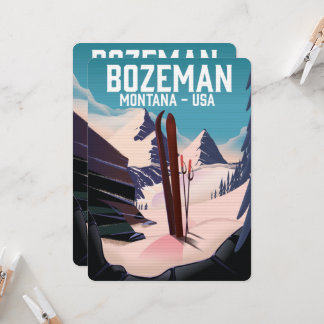 Bozeman Montana Skiposter