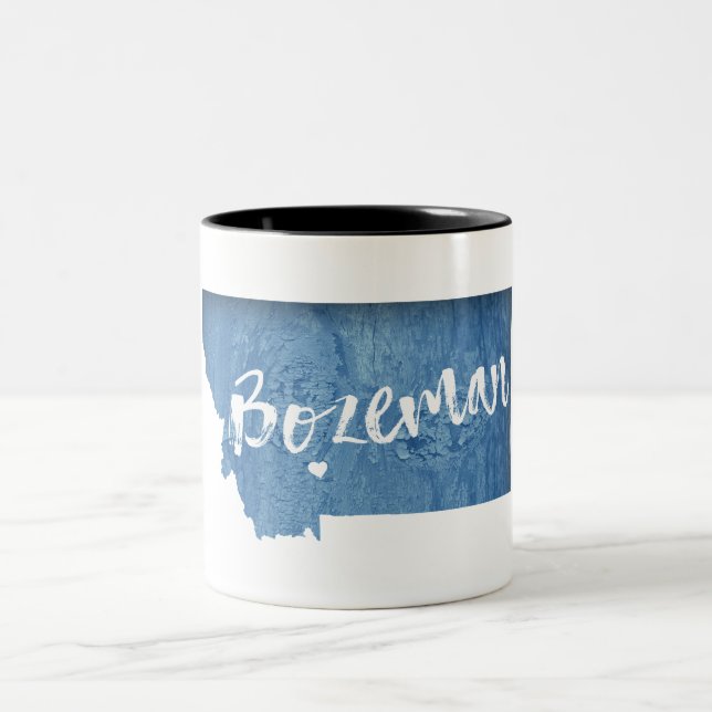 Bozeman, Montana Zweifarbige Tasse (Mittel)