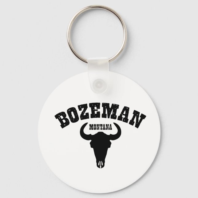 Bozeman Steer Schlüsselanhänger (Vorderseite)