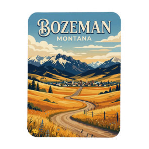 Bozeman USA Magnet