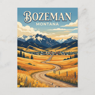 Bozeman USA Postkarte
