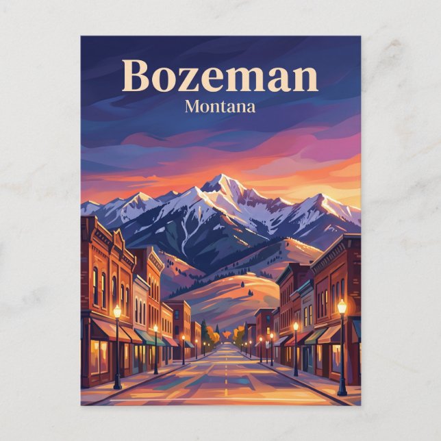 Bozeman USA Postkarte (Vorderseite)