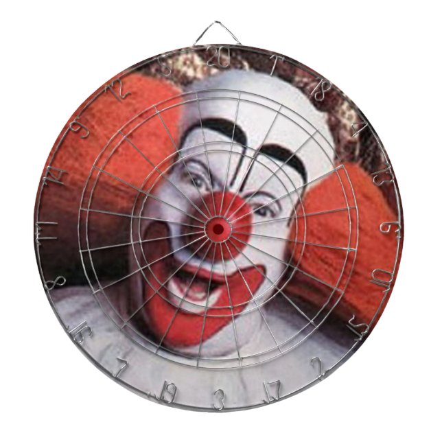 Bozo die Clown-Dartscheibe Dartscheibe (vorne)