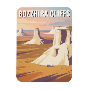 Bozzhira-Klippen Kasachstan Reise Magnet