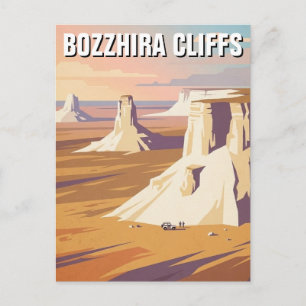 Bozzhira-Klippen Kasachstan Reise Postkarte
