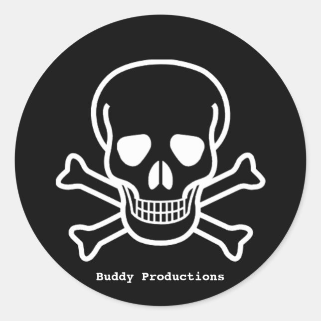 BP 7 Schwarze Aufkleber (Vorderseite)