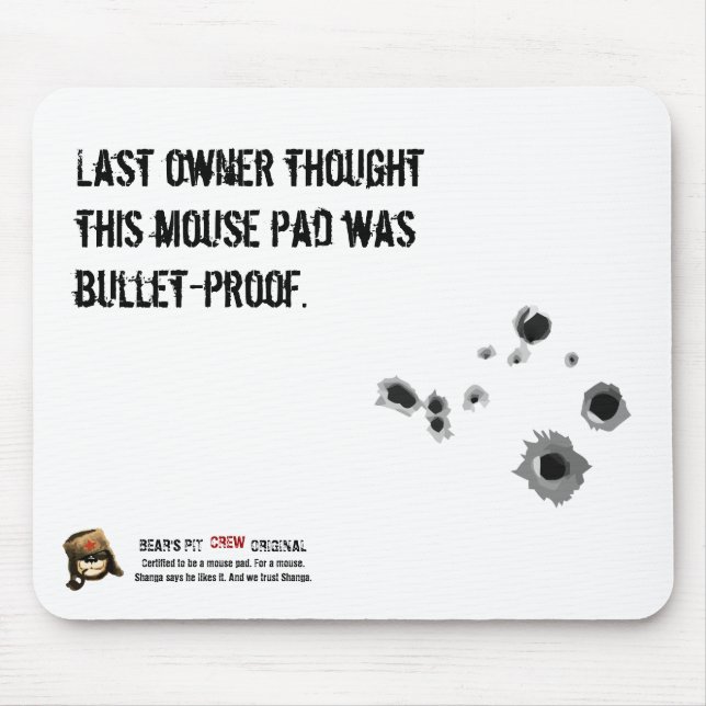 BP-Crew "kugelsicheres" Mousepad (Vorne)