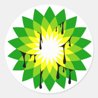BP-Ölleere Runder Aufkleber