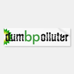 BP - stummer Verschmutzer Autoaufkleber