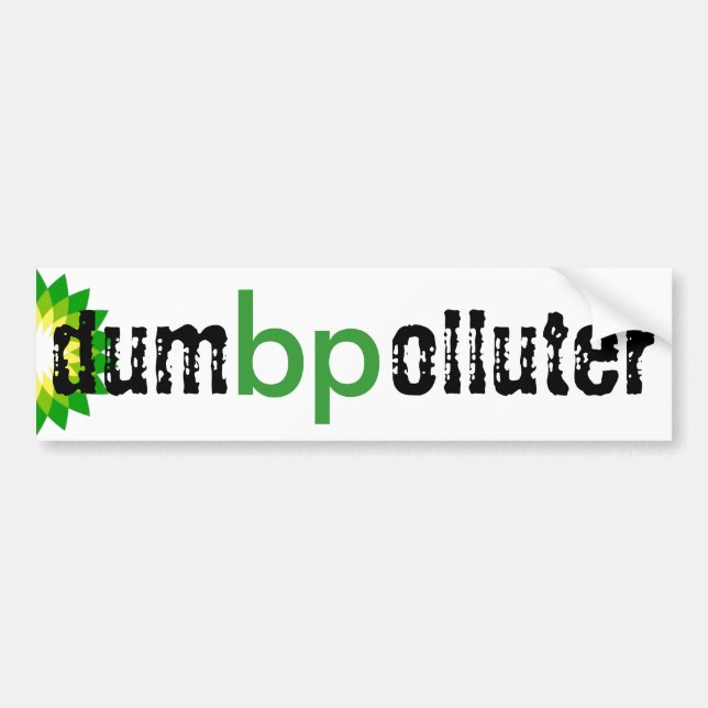 BP - stummer Verschmutzer Autoaufkleber (Vorne)