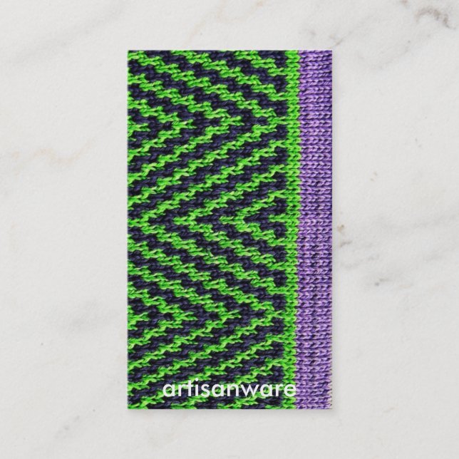 bpc Artisanware Strick-Geschäft/Visitenkarte Visitenkarte (Vorderseite)