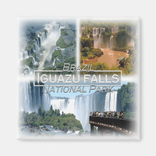 BR0120 Amerika, Brasilien, Iguazu Fall, Kühlschran Magnet