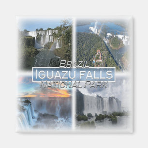 BR0121 Amerika, Brasilien, Iguazu Fall, Kühlschran Magnet