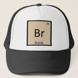 Br - Brandy Booze Chemistry Periodisches Tabellens Truckerkappe