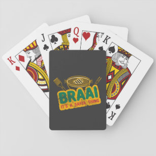 Braai It's a Saffa Thing - South African GRILLEN G Spielkarten