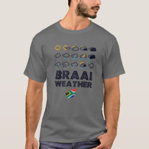 Braai Weather Funny South Africa Family GRILLEN T-Shirt