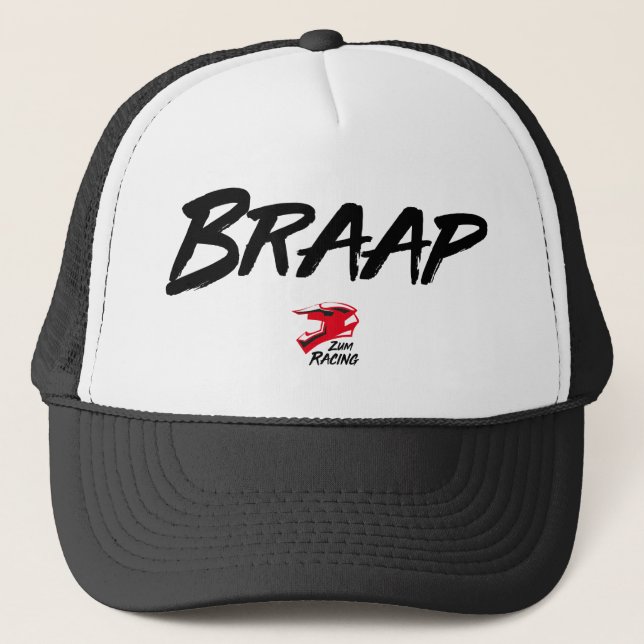 Braap Logo-Team, das Hut läuft Truckerkappe (Vorderseite)
