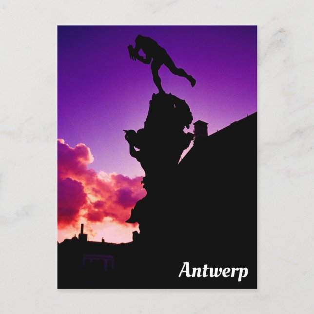 Brabo, Antwerpen Postkarte (Vorderseite)
