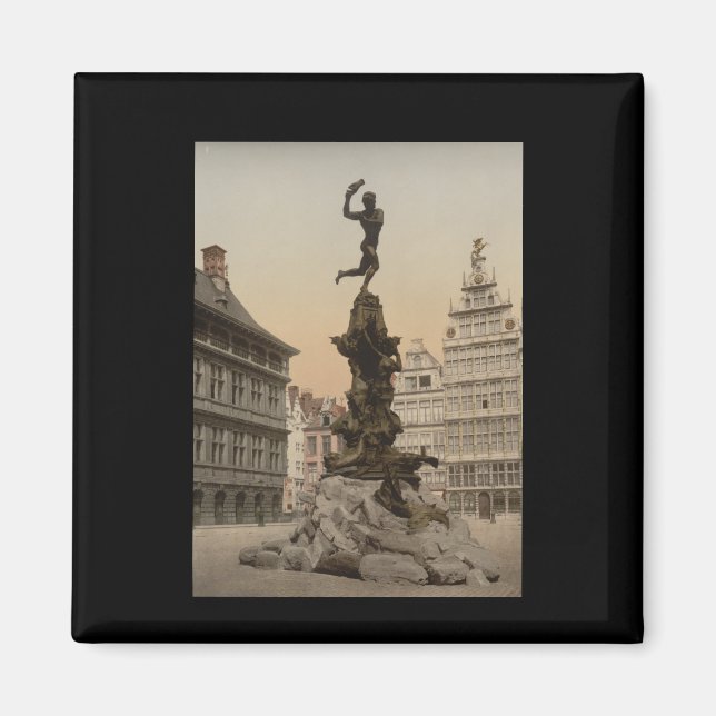 Brabo Monument Magnet (Vorne)