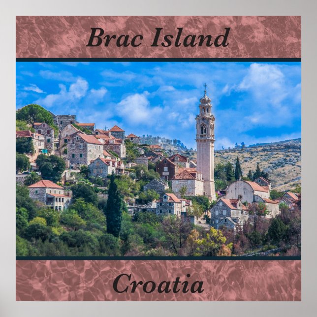 Brac Island Croatia Foto Poster (Vorne)
