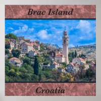 Brac Island Croatie Poster photo
