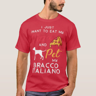 Bracco Italiano Dog Pizza Liebhaber Xmas Birthda T-Shirt