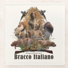 Bracco italiano glasuntersetzer