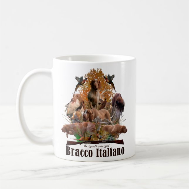 Bracco Italiano Kaffeetasse (Links)