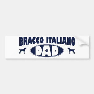 Bracco Italiano Vater Autoaufkleber