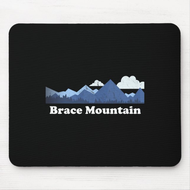 Brace Mountain Peak Gger New York Ny Climbing Hiki Mousepad (Vorne)