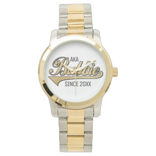 Bracelet à deux tons Montre Grand-Mère/Bubbie