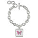 Bracelet Avec Breloques Flower Butterfly (Produit)
