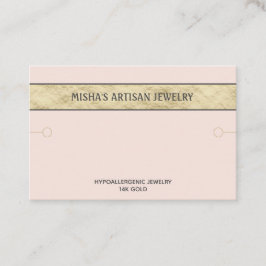Bracelet Display Blush Gold Logo Carte de visite