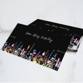 Bracelet Display Card ・ Farbige Wildblumen