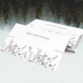 Bracelet Display Card ・ Rustikale Wildblumen