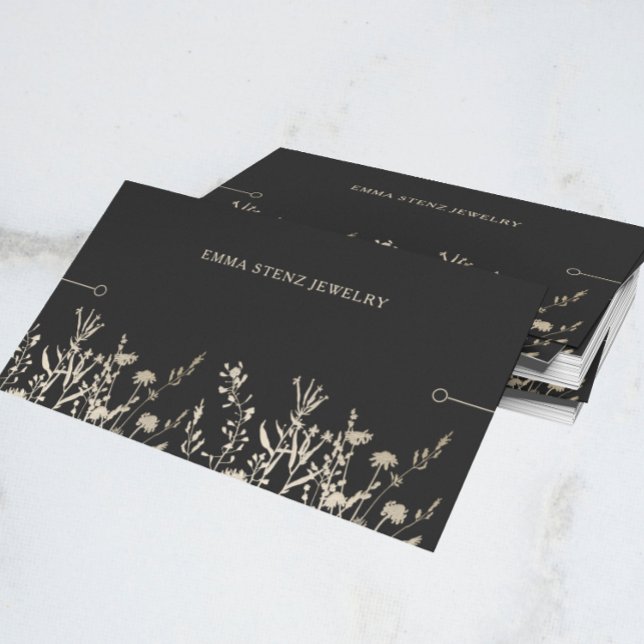 Bracelet Display Card ・ Rustikale Wildblumen Gold (Von Creator hochgeladen)