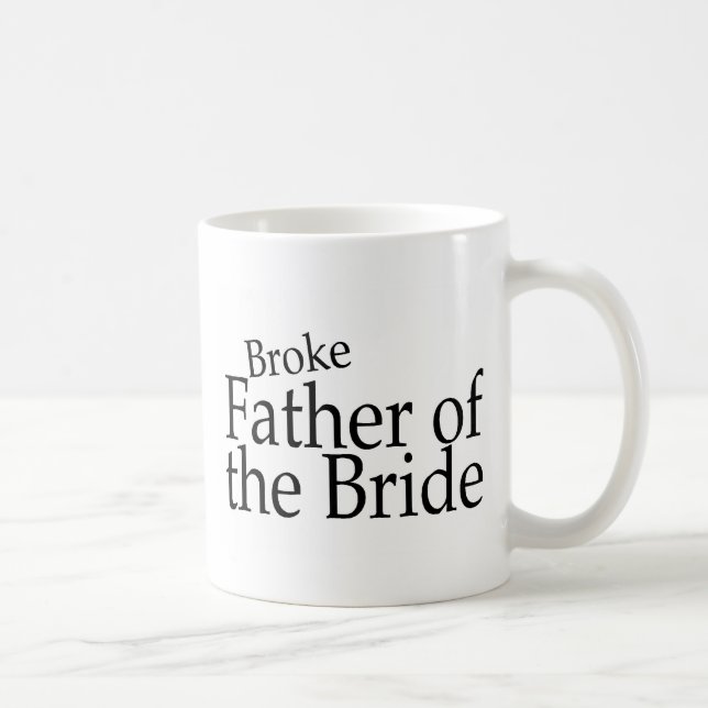 Brach Vater der Braut Kaffeetasse (Rechts)