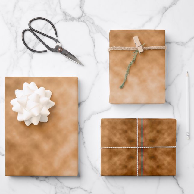 Braches Licht Geschenkpapier Set (Vorderseite)