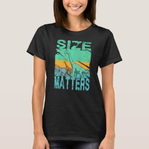 Brachiosaurus Dinosaur Giraffe Elephant Human Diff T-Shirt