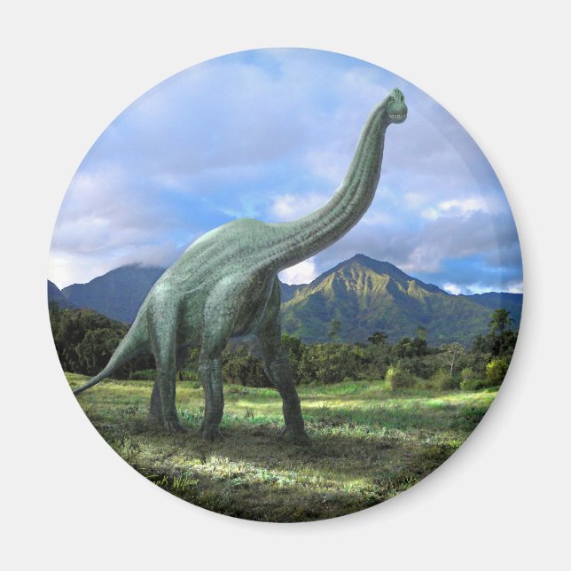 Brachiosaurus Dinosaur Magnet (Vorne)