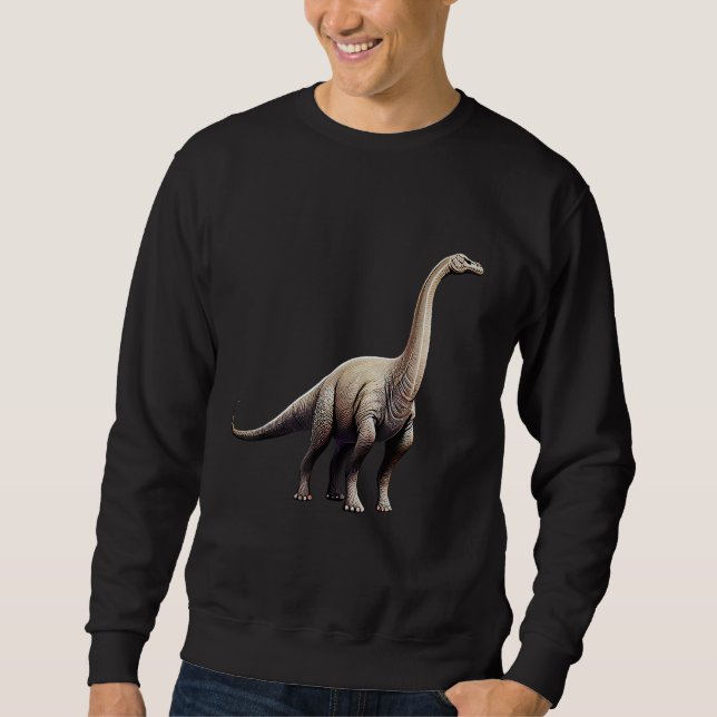 Brachiosaurus Dinosaur Sweatshirt (Vorderseite)
