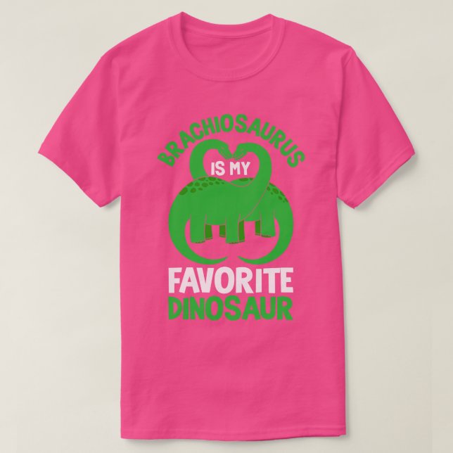 Brachiosaurus ist mein Lieblingsdinosaurier T-Shirt (Design vorne)
